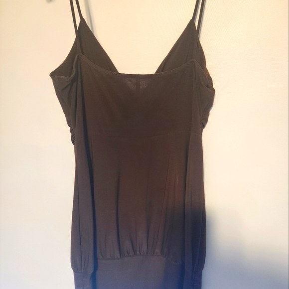 Large, brown/burgundy spaghetti strap dress. Gently used, only worn a few times. - Picture 3 of 3